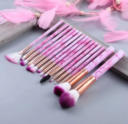 12-piece complete makeup brush set