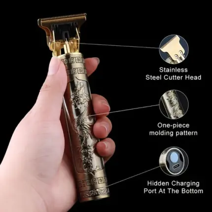 Vintage-T9-Mens-Hair-Trimmer-Metal-Body